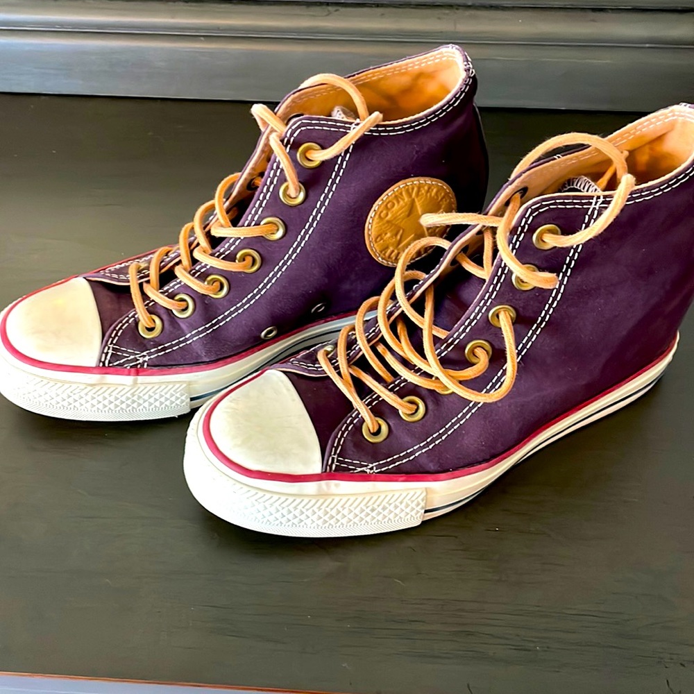 Converse Women’s Hi Lux Purple Hidden Wedge Sneakers